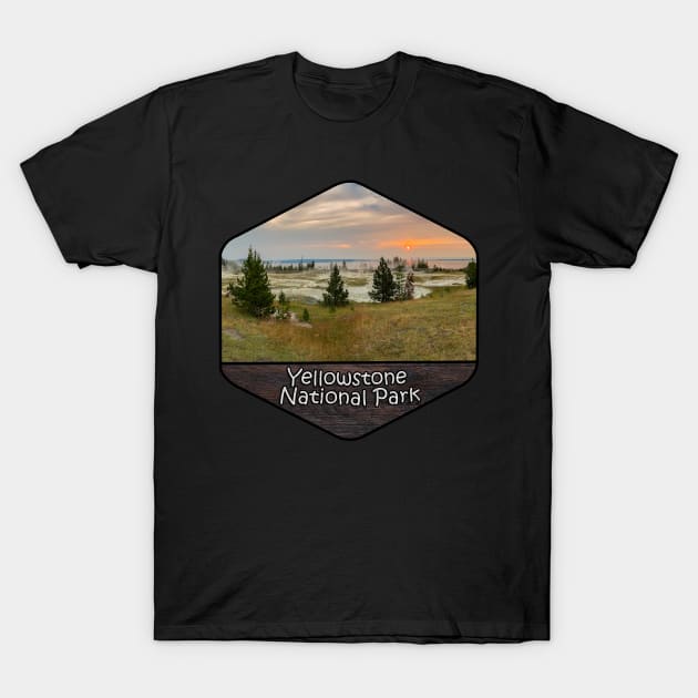 Yellowstone National Park - West Thumb Geyser Trail T-Shirt by gorff
